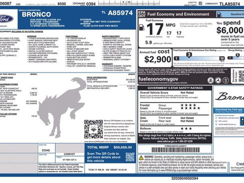 New 2026 Ford Bronco Heritage Edition AWD/4WD image 4