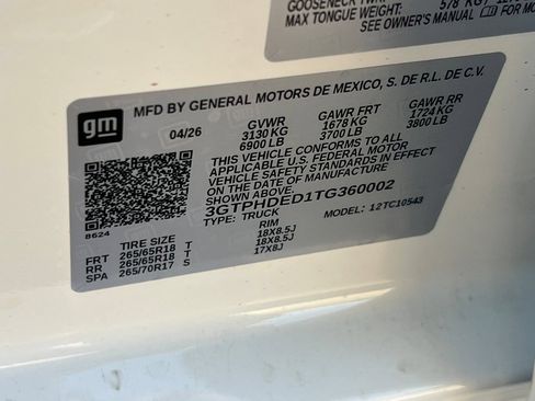 Used 2026 GMC Sierra 1500 SLT RWD image 39