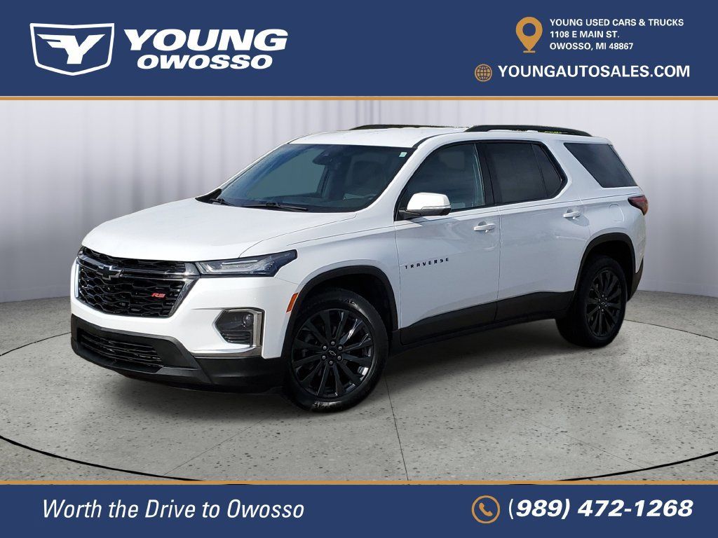Used 2023 Chevrolet Traverse RS w/ LPO, Floor Liner Package AWD/4WD 360° Tour