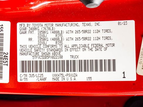 Used 2023 Toyota Tundra Capstone AWD/4WD image 40