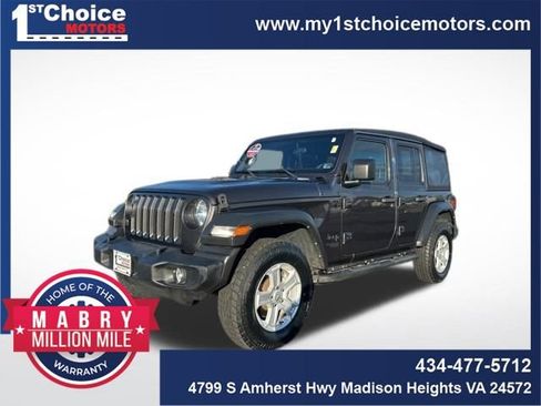 Used 2021 Jeep Wrangler Unlimited Sport image 1