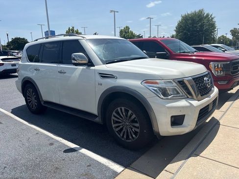 Used 2018 Nissan Armada Platinum w/ Captain Seat Package RWD image 2