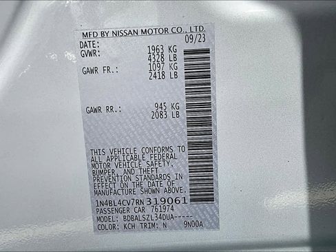 Certified 2024 Nissan Altima 2.5 SR FWD image 33