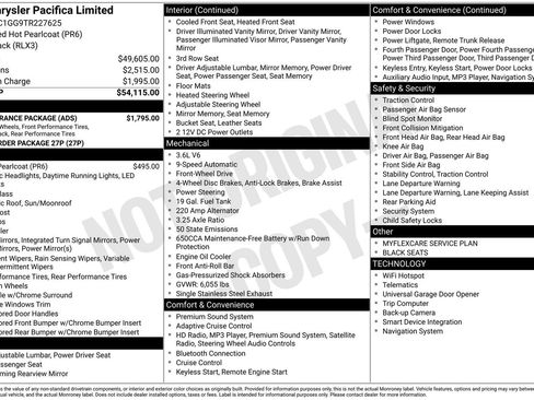 New 2026 Chrysler Pacifica Limited w/ S Appearance Package FWD image 5