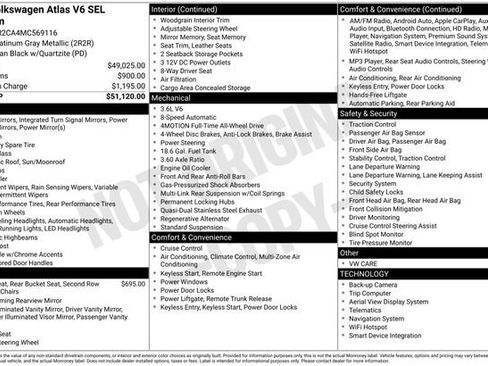 Used 2021 Volkswagen Atlas SEL Premium image 34