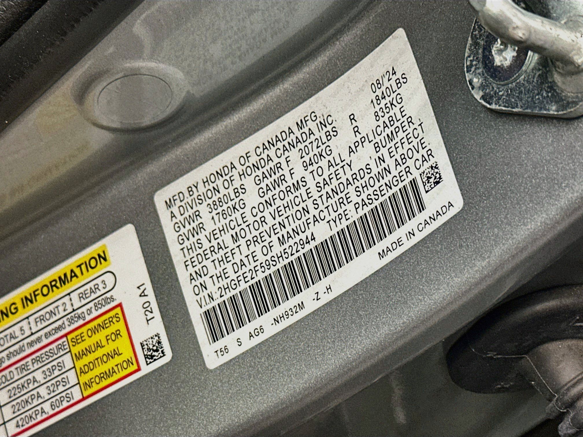 Used 2025 Honda Civic Sport image 12