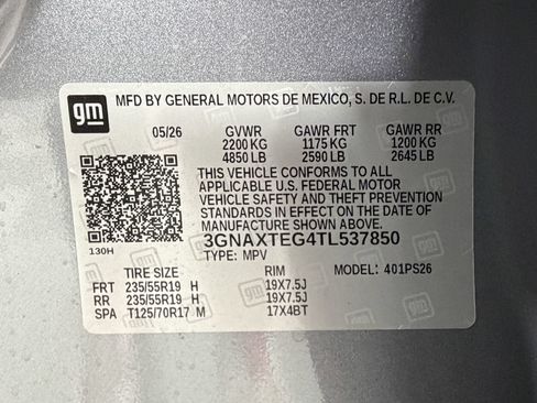 New 2026 Chevrolet Equinox RS w/ Convenience Package III AWD/4WD image 15