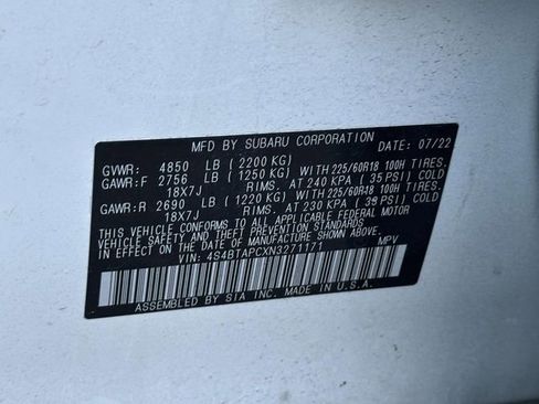 Used 2022 Subaru Outback Touring image 11