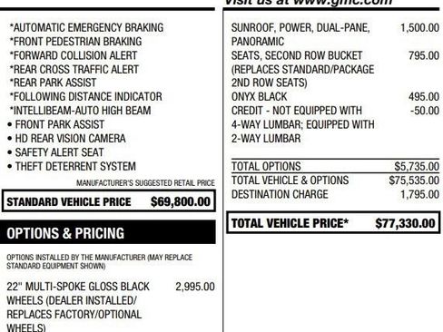 Used 2023 GMC Yukon XL SLT AWD/4WD image 2