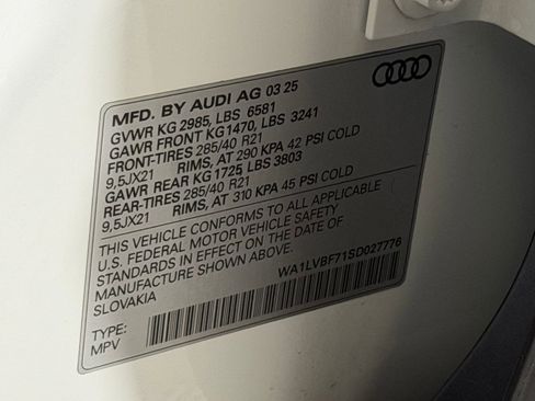 Certified 2025 Audi Q7 3.0T Premium Plus w/ Premium Plus Package AWD/4WD image 21