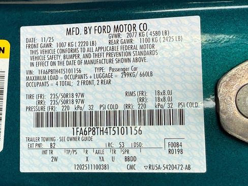 New 2026 Ford Mustang Coupe image 19