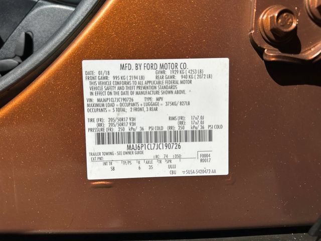 Used 2018 Ford EcoSport SES w/ SES Cold Weather Package AWD/4WD image 23