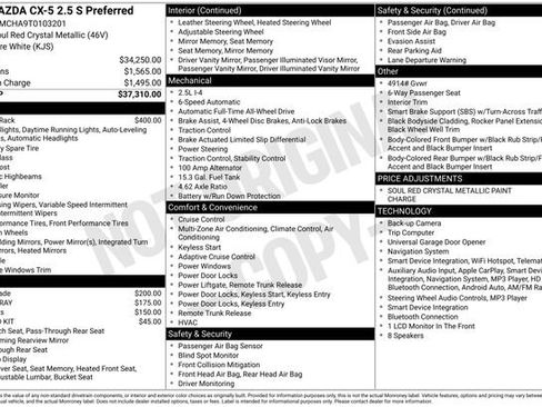 New 2026 MAZDA CX-5 Preferred AWD/4WD image 27