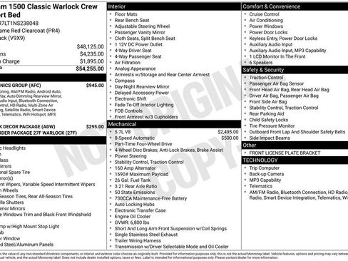 Used 2022 RAM 1500 Warlock w/ Electronics Group AWD/4WD image 33