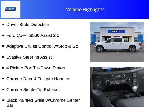 New 2025 Ford F150 XLT w/ Equipment Group 302A MID image 29