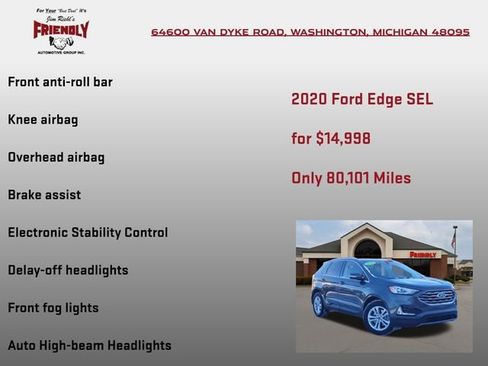Used 2020 Ford Edge SEL w/ Convenience Package image 25