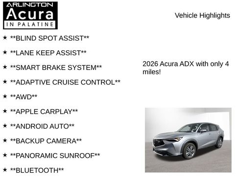 New 2026 Acura ADX AWD image 7