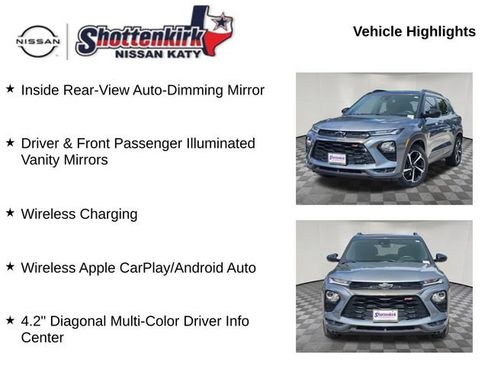 Used 2022 Chevrolet TrailBlazer RS w/ Technology Package FWD image 25
