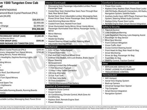 New 2026 RAM 1500 Tungsten w/ Towing Technology Group AWD/4WD image 18