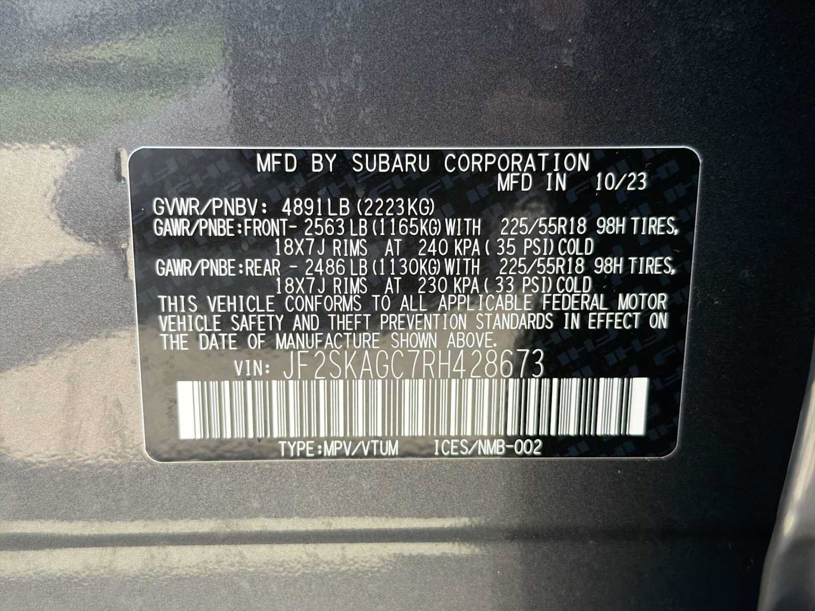 Certified 2024 Subaru Forester Sport AWD/4WD image 31