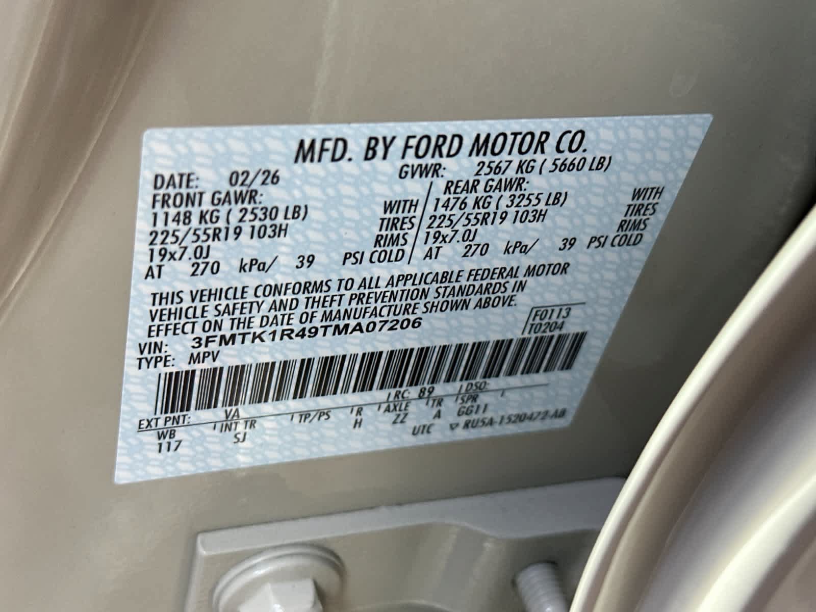 Certified 2026 Ford Mustang Mach-E Select RWD image 29