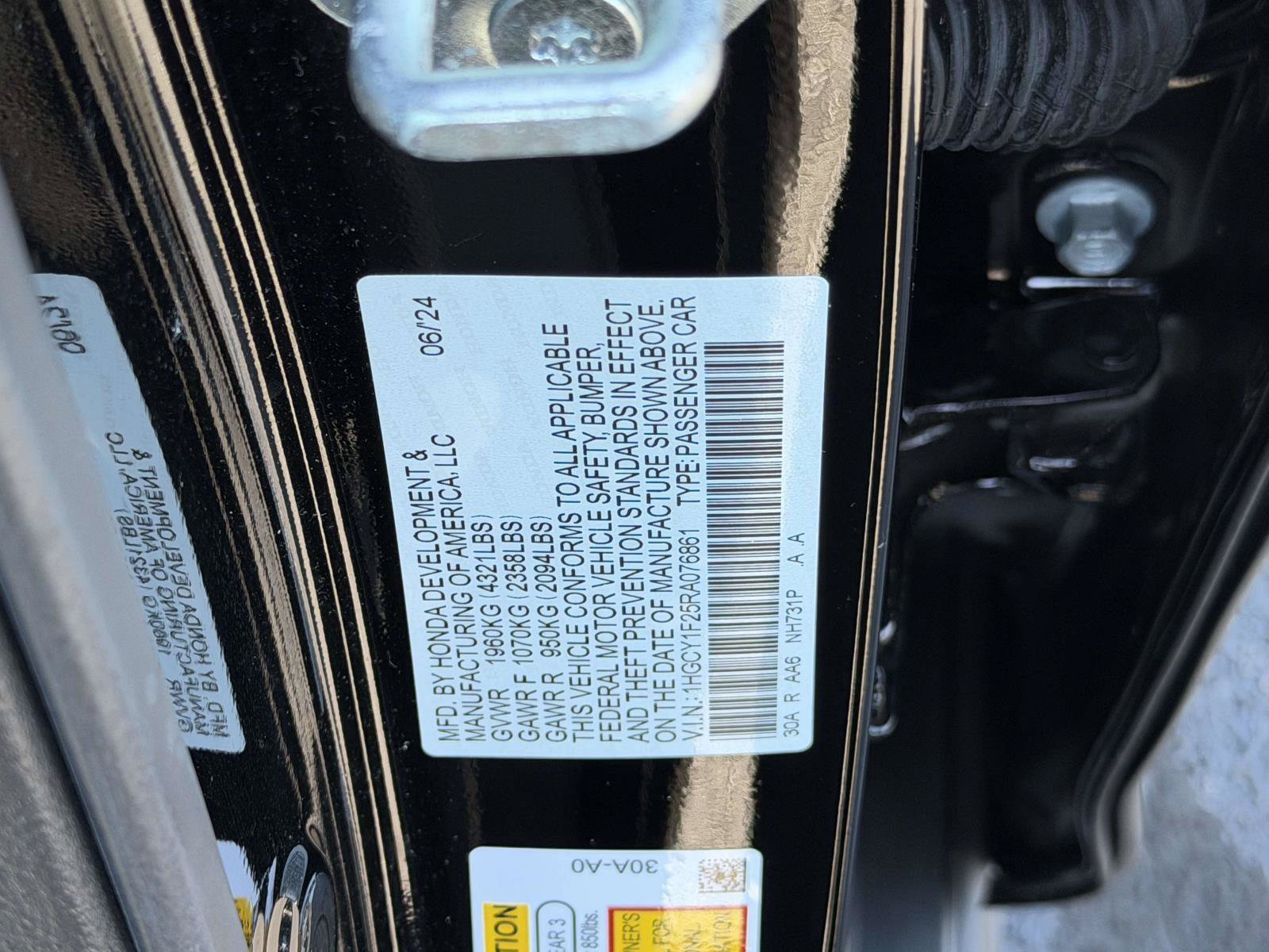 Certified 2024 Honda Accord LX image 20