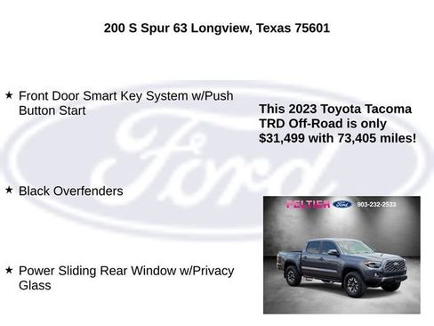Used 2023 Toyota Tacoma TRD Off-Road AWD/4WD image 15