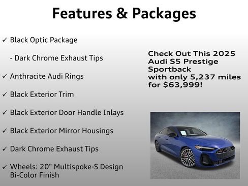 Used 2025 Audi S5 Prestige w/ Prestige Package image 20