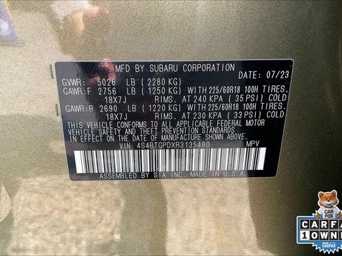 Certified 2024 Subaru Outback Touring XT AWD/4WD image 32