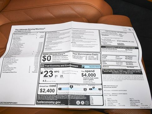 Used 2023 BMW X6 xDrive40i w/ M Sport Package image 67