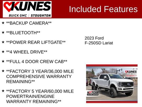Used 2023 Ford F250 Lariat w/ Lariat Ultimate Package AWD/4WD image 2