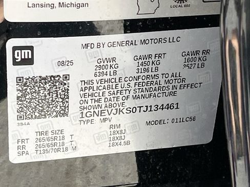 Used 2026 Chevrolet Traverse Z71 w/ Driver Confidence Package AWD/4WD image 33