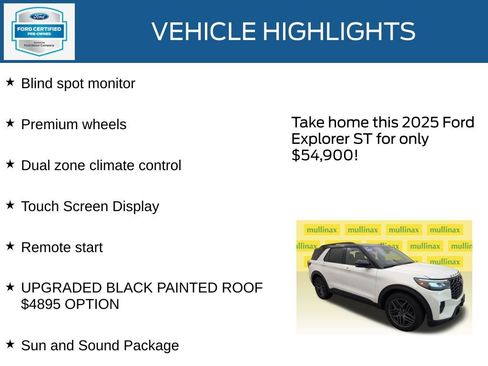 Used 2025 Ford Explorer ST w/ Sun And Sound Package image 21