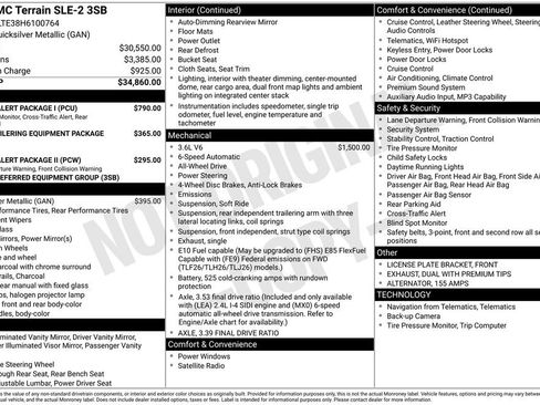 Used 2017 GMC Terrain SLE w/ Driver Alert Package I AWD/4WD image 51