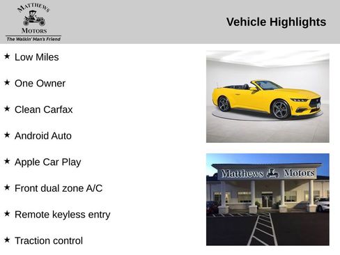 Used 2024 Ford Mustang Convertible image 14