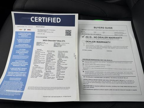 Certified 2023 Chevrolet Tahoe Z71 w/ Z71 Off-Road Package AWD/4WD image 36