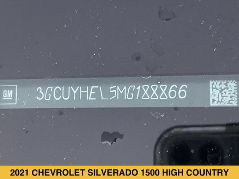 Certified 2021 Chevrolet Silverado 1500 High Country w/ Technology Package AWD/4WD image 17