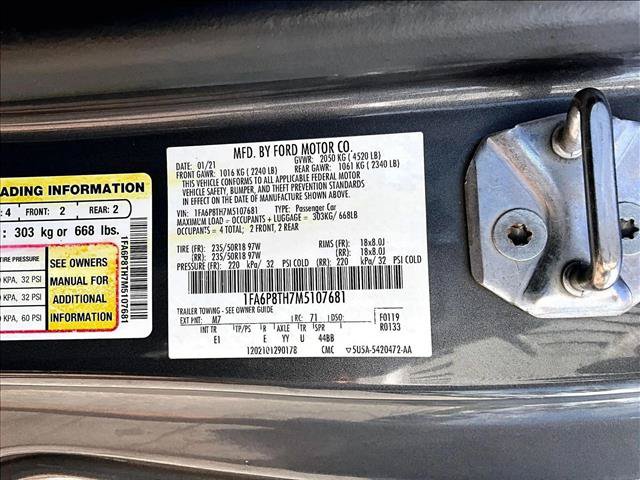 Used 2021 Ford Mustang Premium RWD image 30