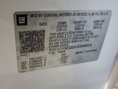 Used 2019 Chevrolet Silverado 1500 LTZ w/ LTZ Premium Package image 32