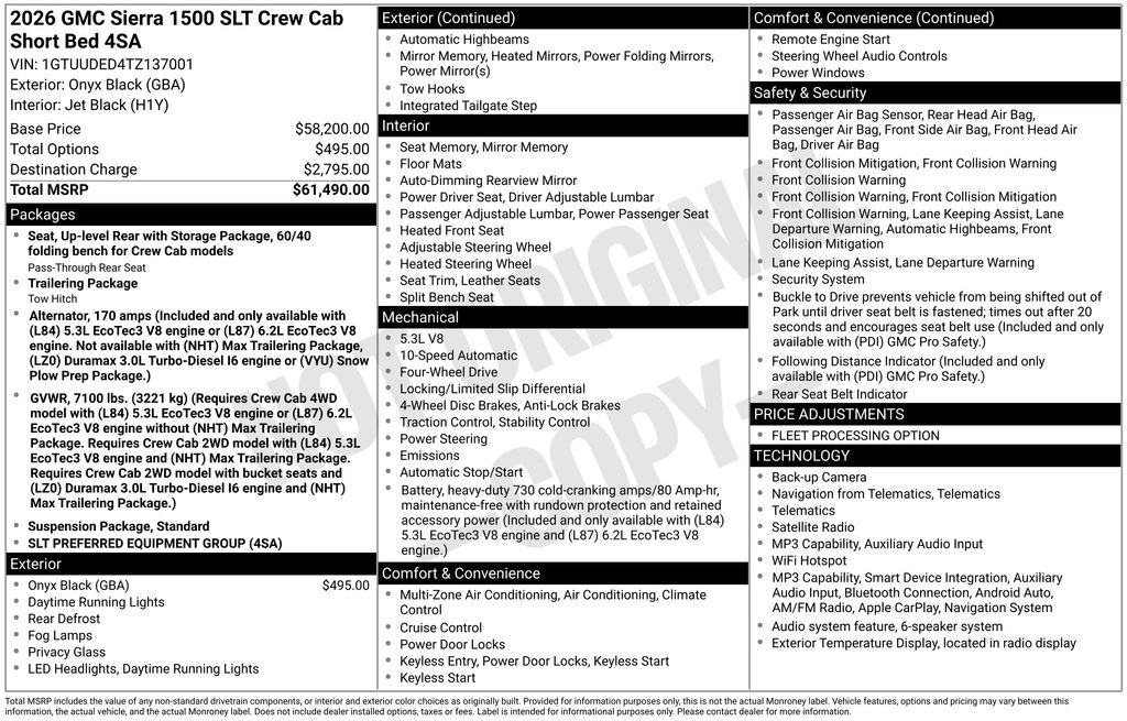 Certified 2026 GMC Sierra 1500 SLT AWD/4WD image 50