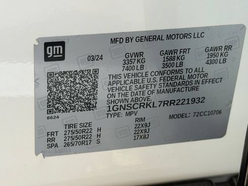 Used 2024 Chevrolet Tahoe RST w/ Sport Performance Package RWD image 33
