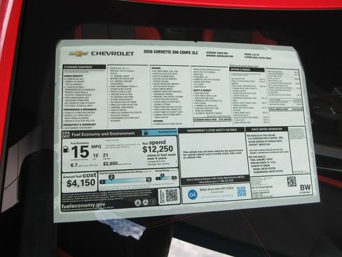 New 2026 Chevrolet Corvette Z06 image 31