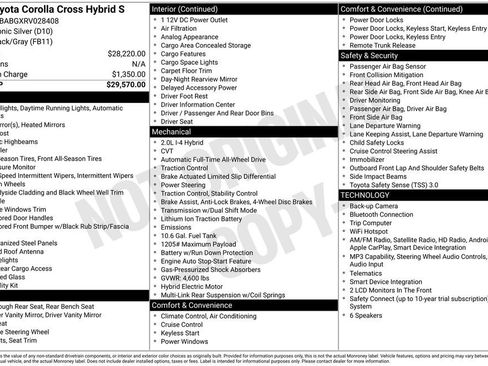 Used 2024 Toyota Corolla Cross AWD Hybrid image 4