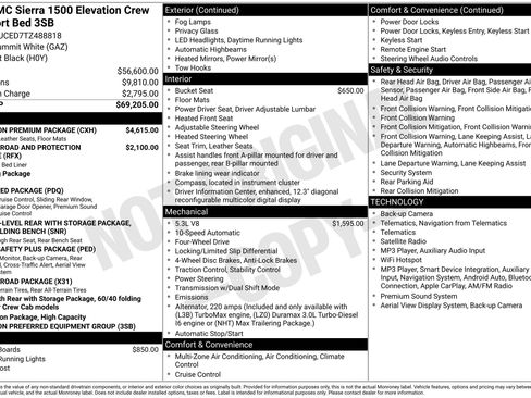 New 2026 GMC Sierra 1500 Elevation w/ Elevation Premium Package AWD/4WD image 41