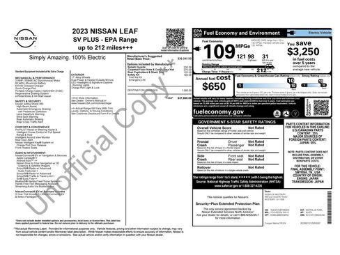 Used 2023 Nissan Leaf SV Plus image 6