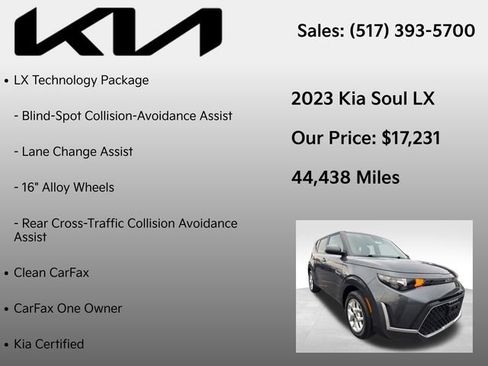 Used 2023 Kia Soul LX w/ Option Group 015 image 7