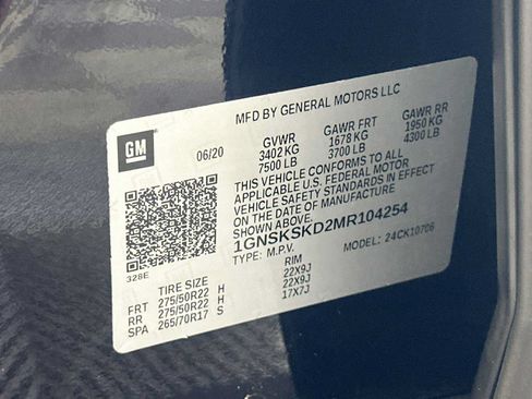 Used 2021 Chevrolet Tahoe Premier w/ Premium Package AWD/4WD image 33