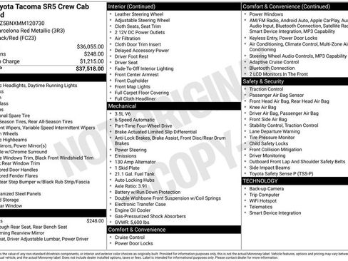 Used 2021 Toyota Tacoma SR5 AWD/4WD image 17