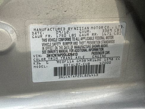 Used 2013 Nissan Versa SV image 20