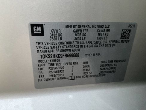 Used 2015 GMC Yukon XL SLT w/ Open Road Package image 5